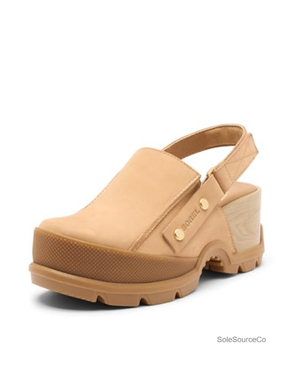 Sorel Roam'n Clog Suede Leather Platform Mule Casual